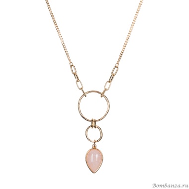 Колье Fiore Luna, ROSE QUARTZ